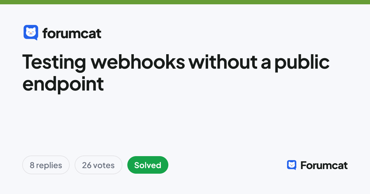 The social preview card generated for a question, in the company brand.
